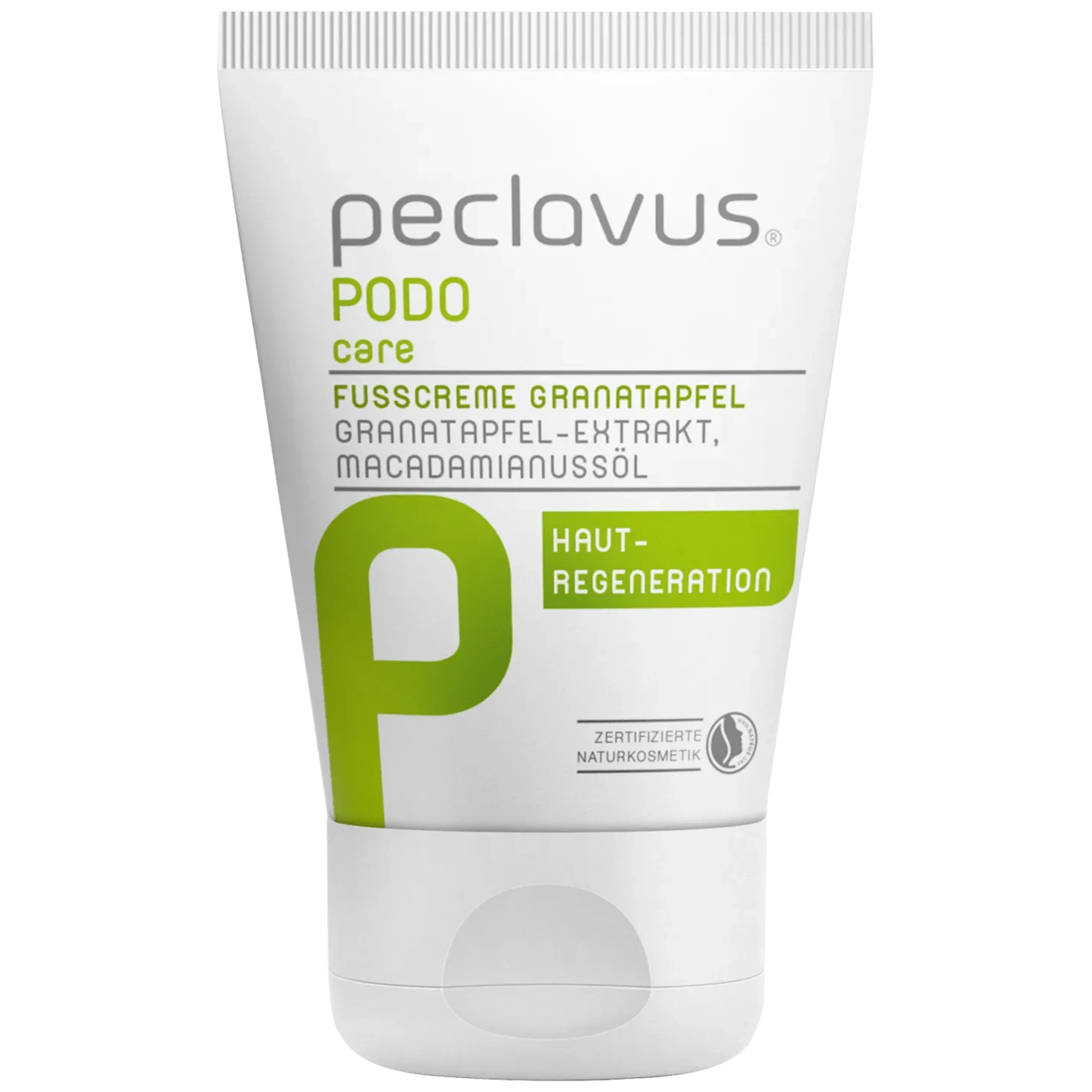 peclavus Fußcreme Granatapfel pflegt anspruchsvolle Füße samtweich