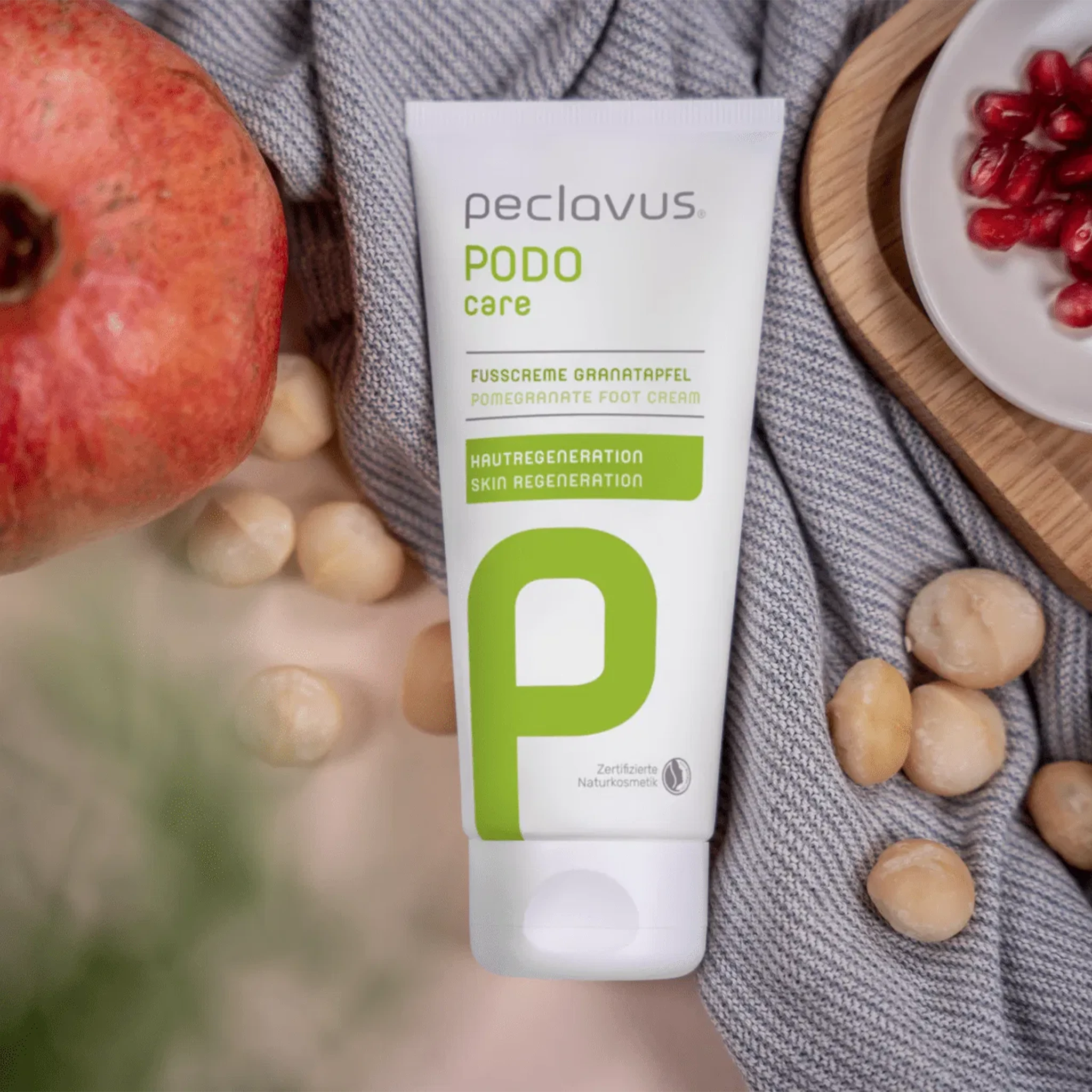 peclavus Fußcreme Granatapfel für samtweiche, gepflegte Haut