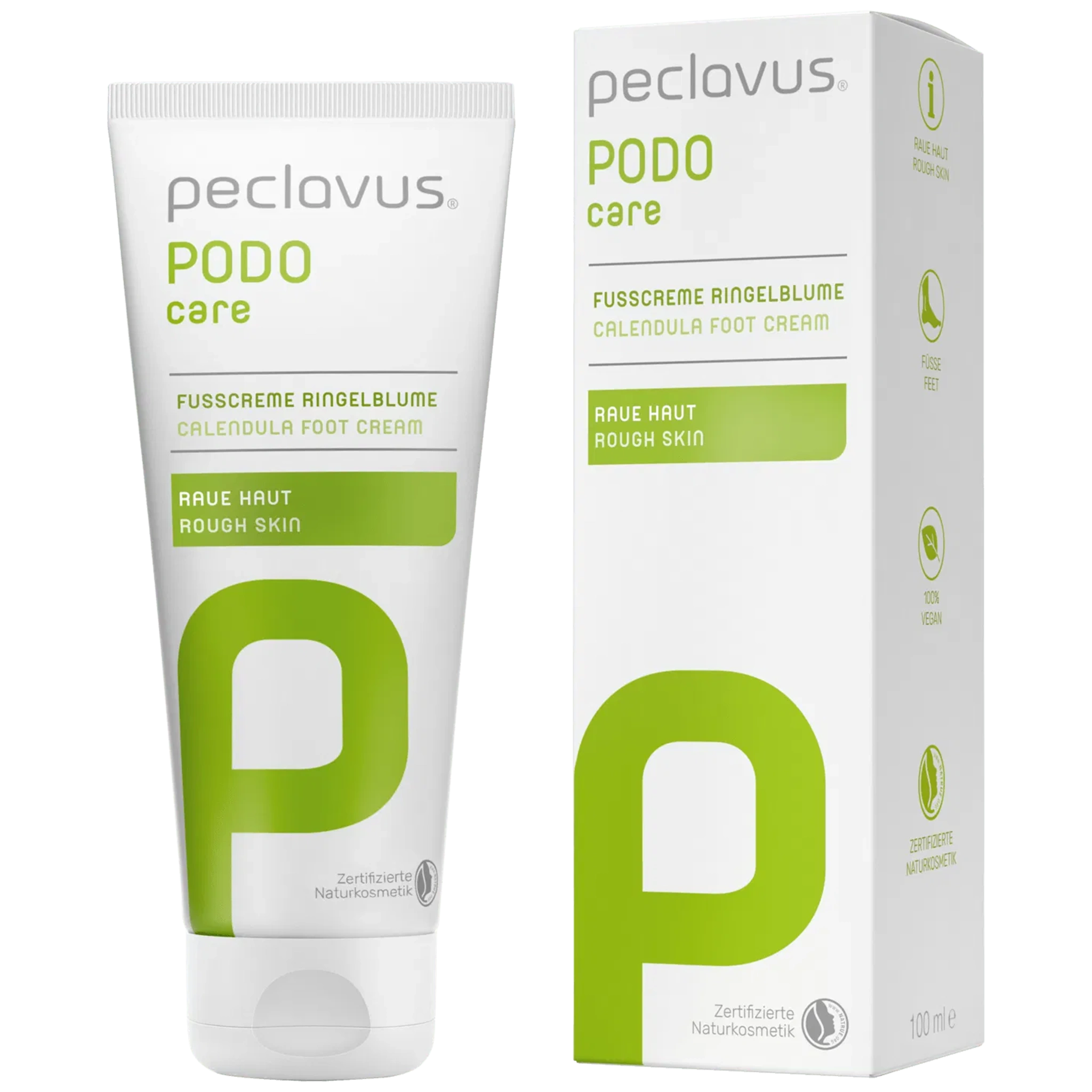 peclavus Fußcreme Ringelblume unterstützt natürliche Hautregeneration