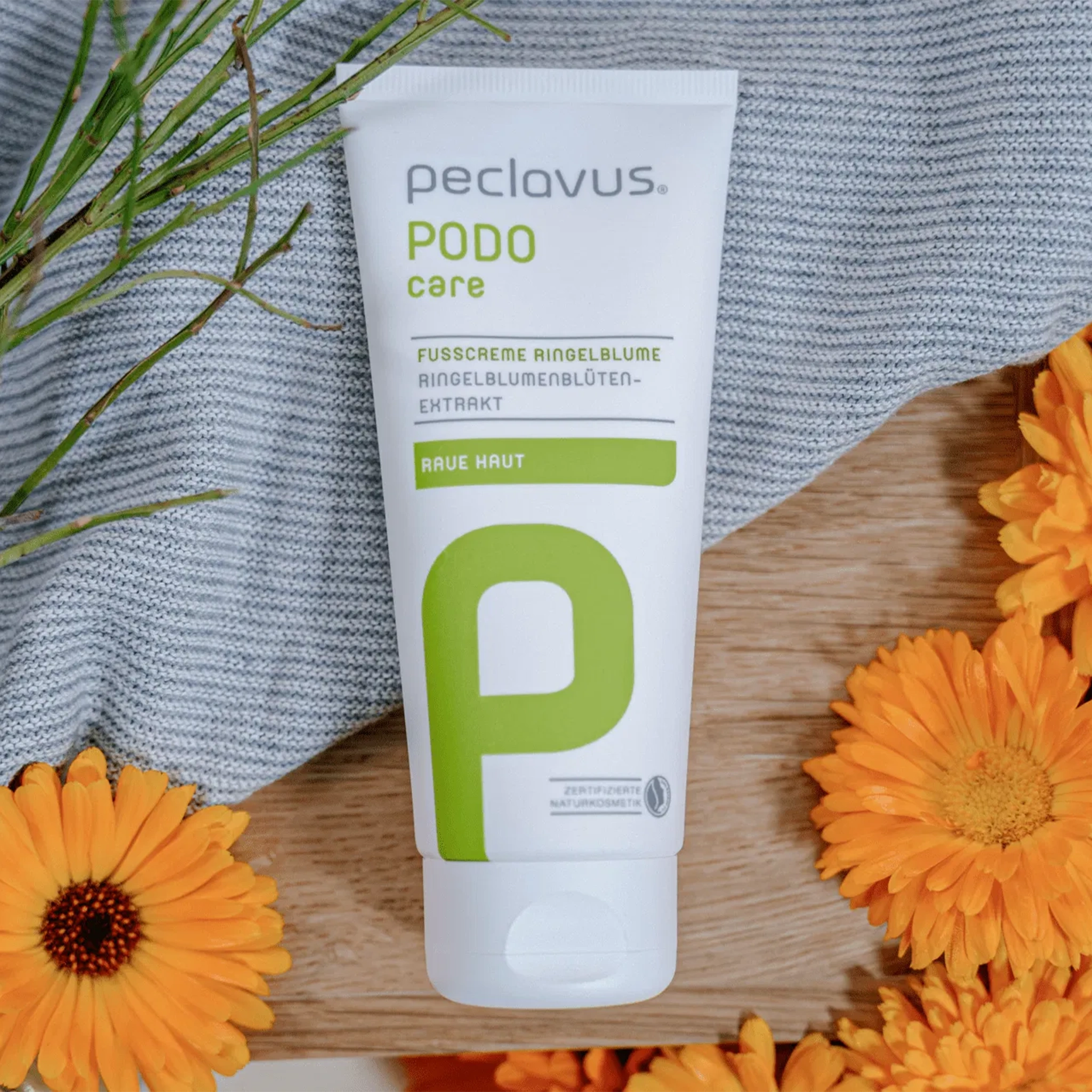 peclavus Fußcreme Ringelblume beruhigend für sensible Haut
