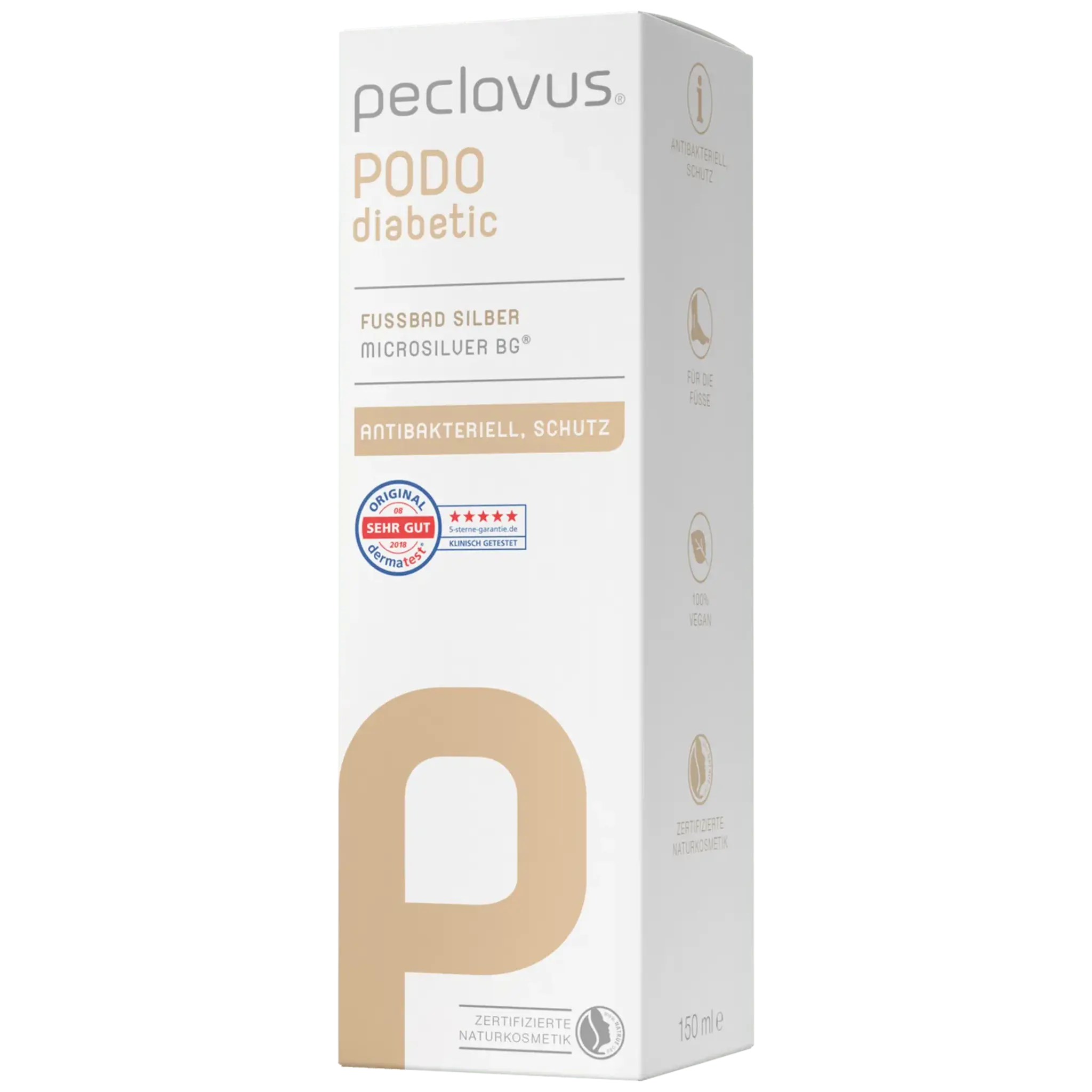 peclavus PODOdiabetic Fußbad mit MicroSilver